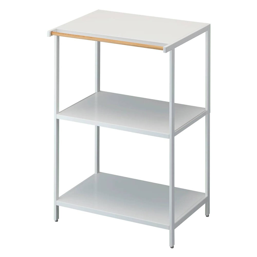 Matt fehér acél polcos állvány 60x90x46