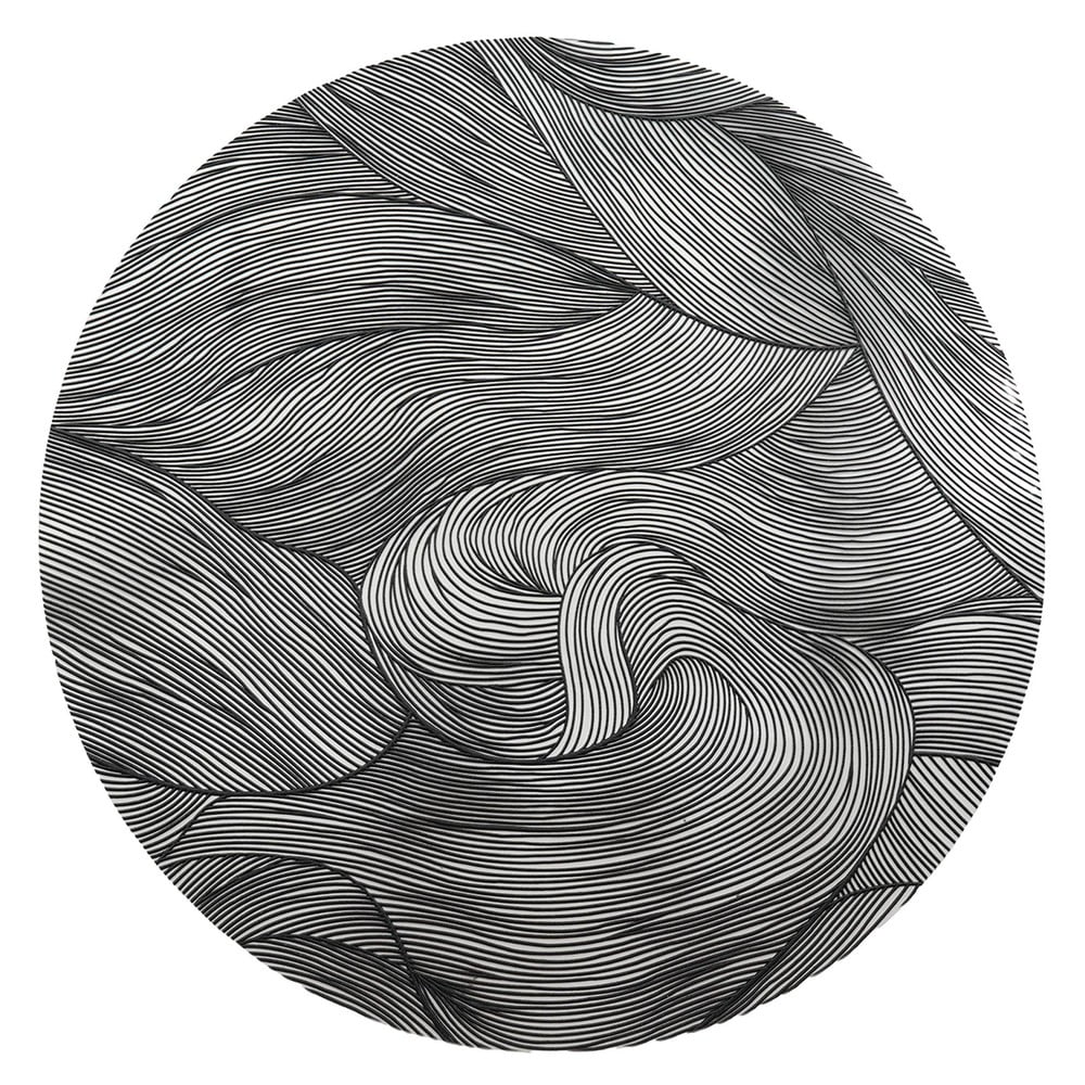 Műanyag tányéralátét ø 38 cm Celeste – douceur d'intérieur