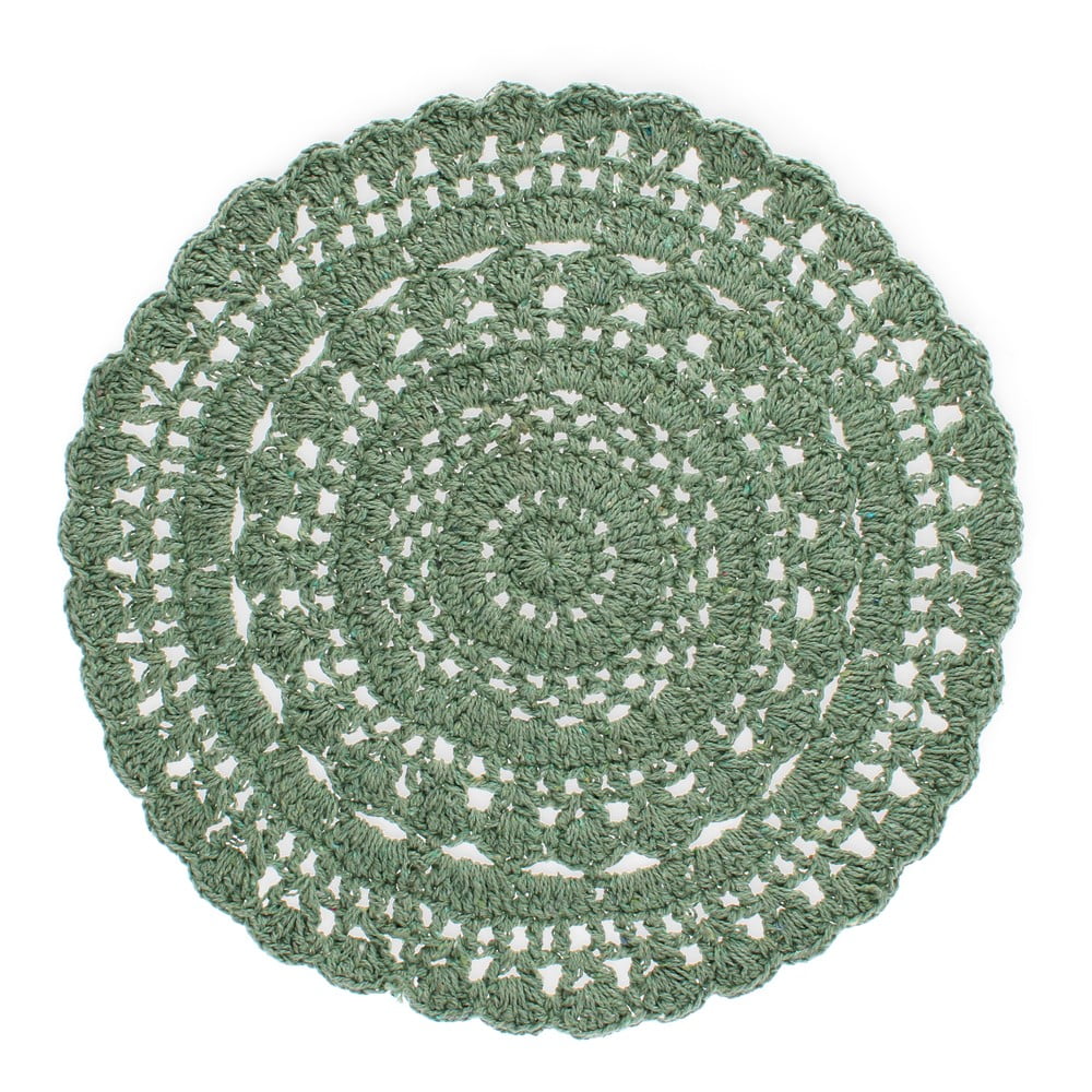 Pamutkeverék tányéralátét ø 35 cm Crochet – Rex London