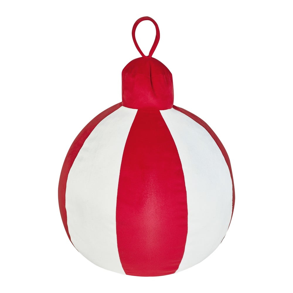 Plüss díszpárna karácsonyi mintával 25x30 cm Christmas Bauble – Catherine Lansfield