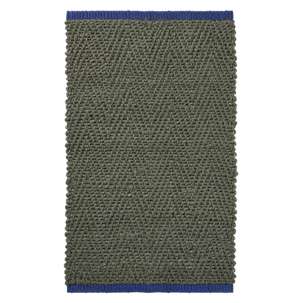 Sötétzöld juta szőnyeg 50x80 cm Notes – Mette Ditmer Denmark