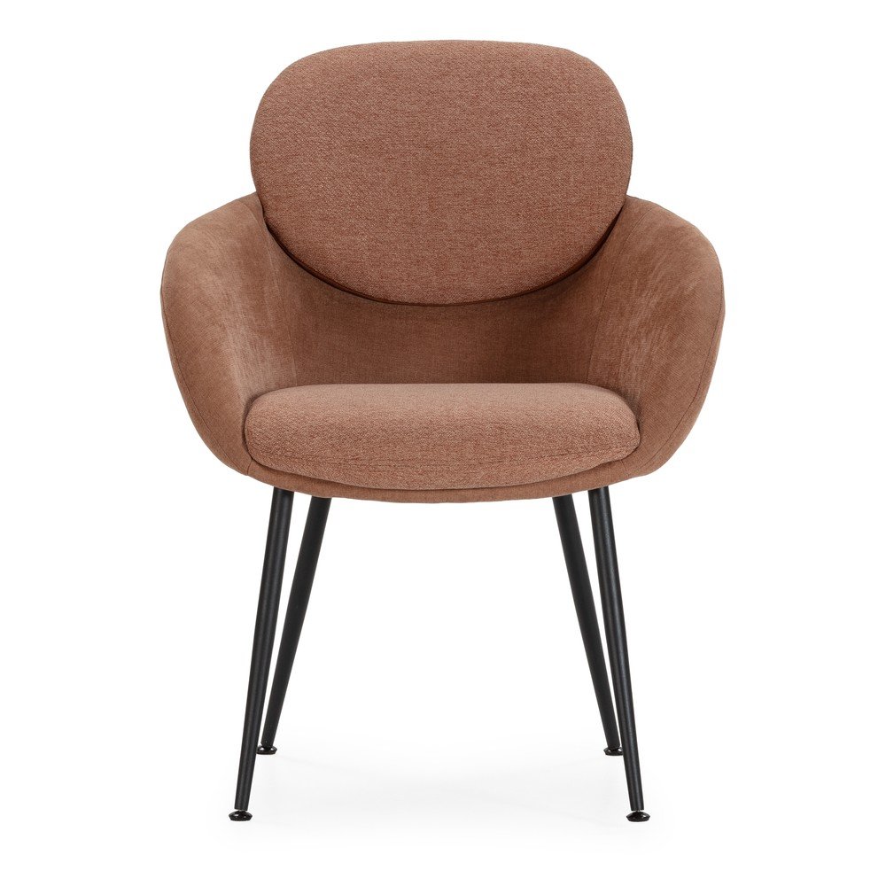 Terrakotta színű fotel Nure – MOME