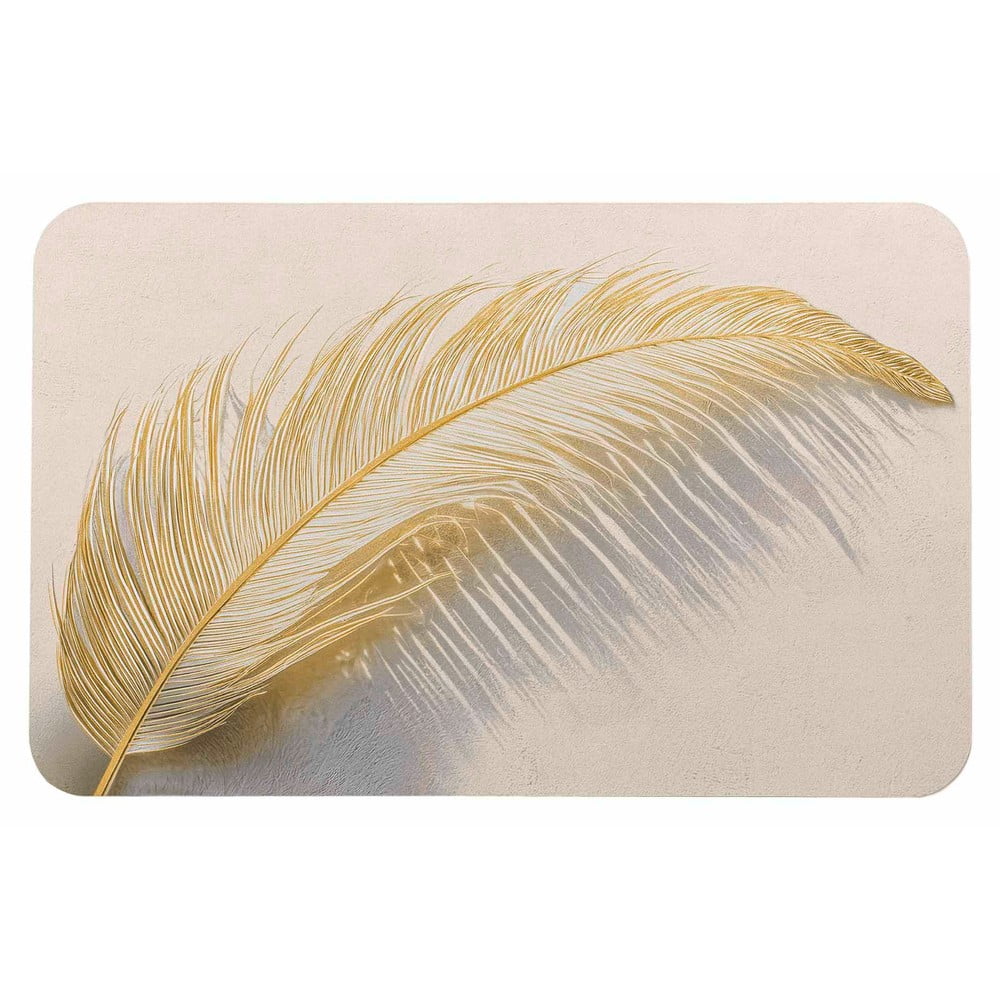 Világosbarna fürdőszobai kilépő 50x80 cm Angelica – douceur d'intérieur