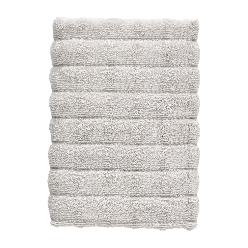 Világosszürke frottír pamut törölköző 50x70 cm Inu – Zone