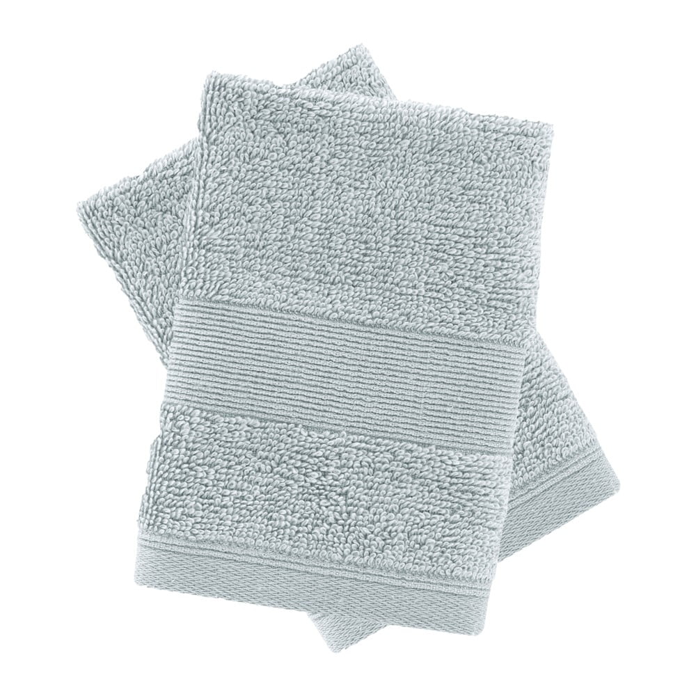 Világosszürke frottír pamut törölköző szett 2 db-os 30x30 cm Anti-Bacterial – Catherine Lansfield