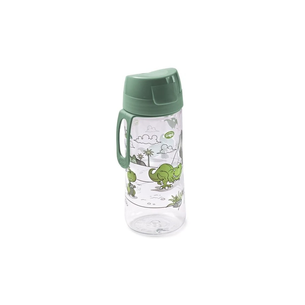 Zöld tritán gyerek ivópalack 500 ml Dinosaur – Snips