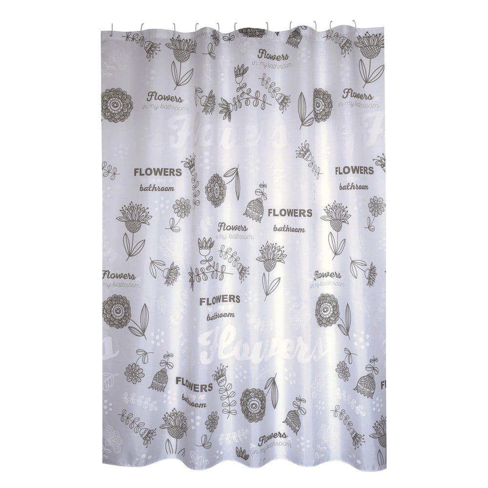 Zuhanyfüggöny 180x200 cm Flowers – MSV