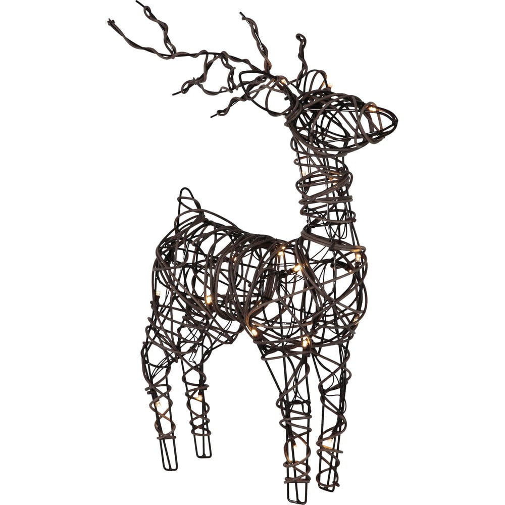 Barna elemmel működő álló karácsonyi fénydekoráció Vixen – Star Trading
