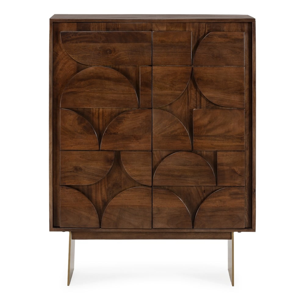 Barna mangófa szekrény 90x120x40 cm Trisha – MOME