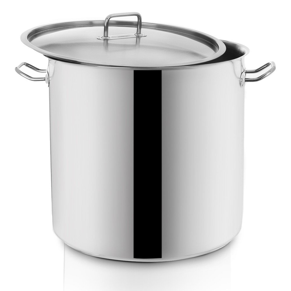 Befőző rozsdamentes acél edény fedővel 22 l Stock – Orion