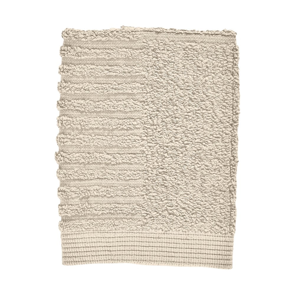 Bézs frottír pamut törölköző 30x30 cm Classic – Zone