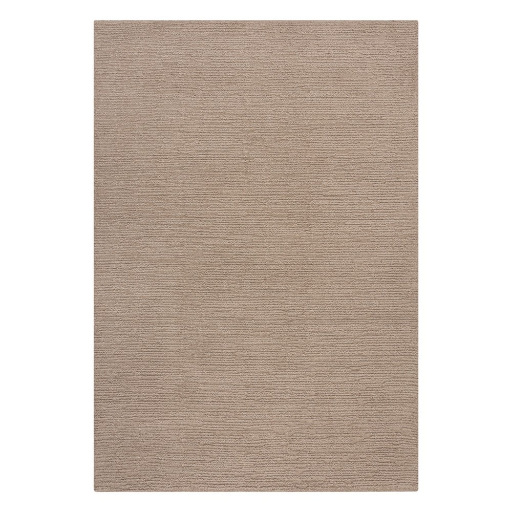 Bézs kézi szövésű gyapjú szőnyeg 120x170 cm Harris Boucle – Flair Rugs