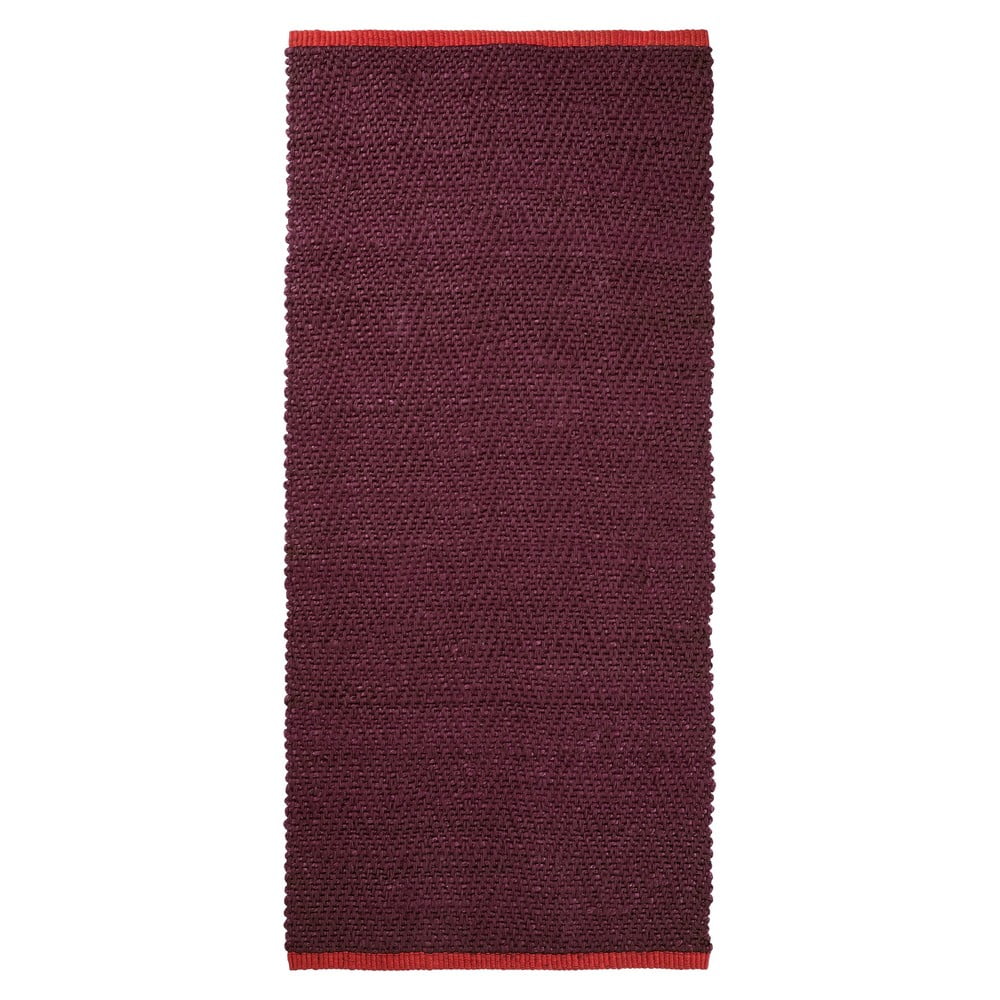 Borvörös juta futószőnyeg 70x150 cm Notes – Mette Ditmer Denmark