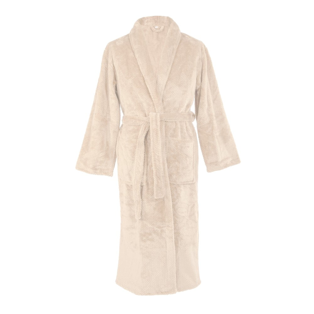 Elefántcsont színű mikroplüss fürdőköpeny S/M Pippa – Tiseco Home Studio