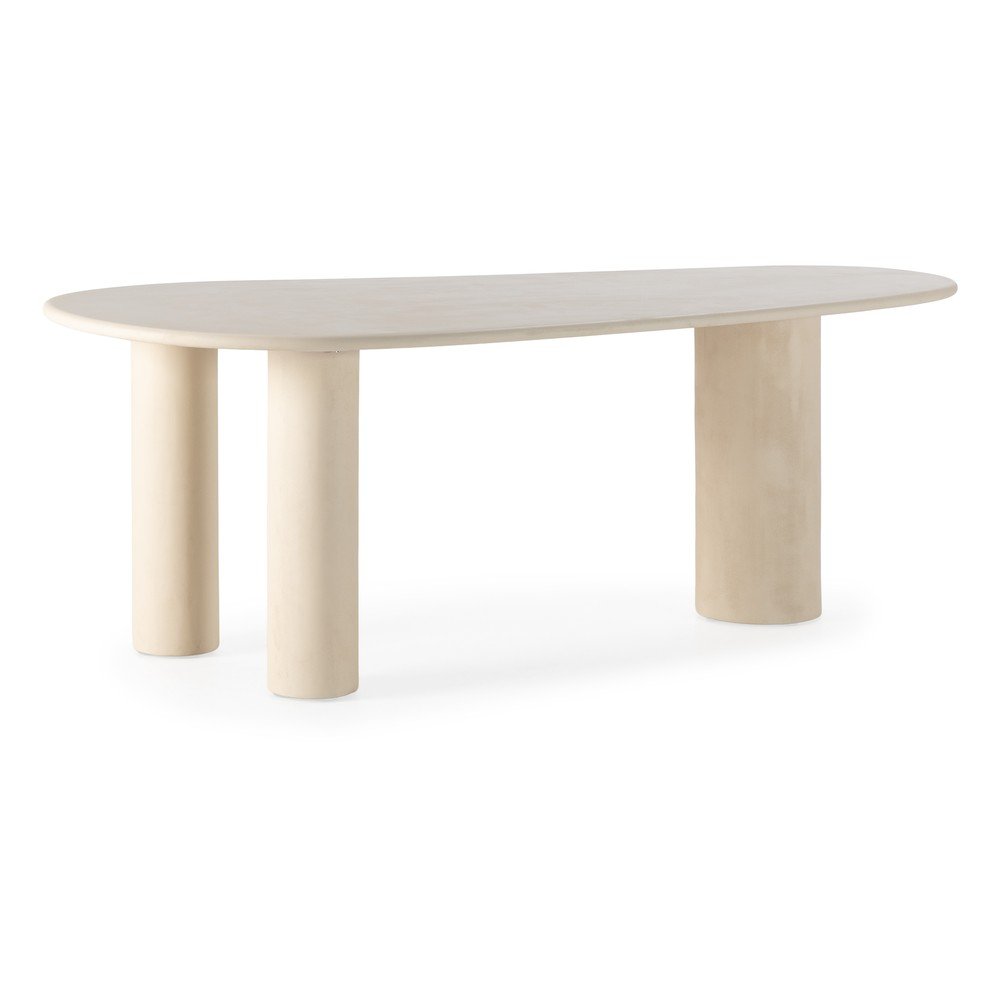 Étkezőasztal kő dekorral 100x201 cm Daila – MOME