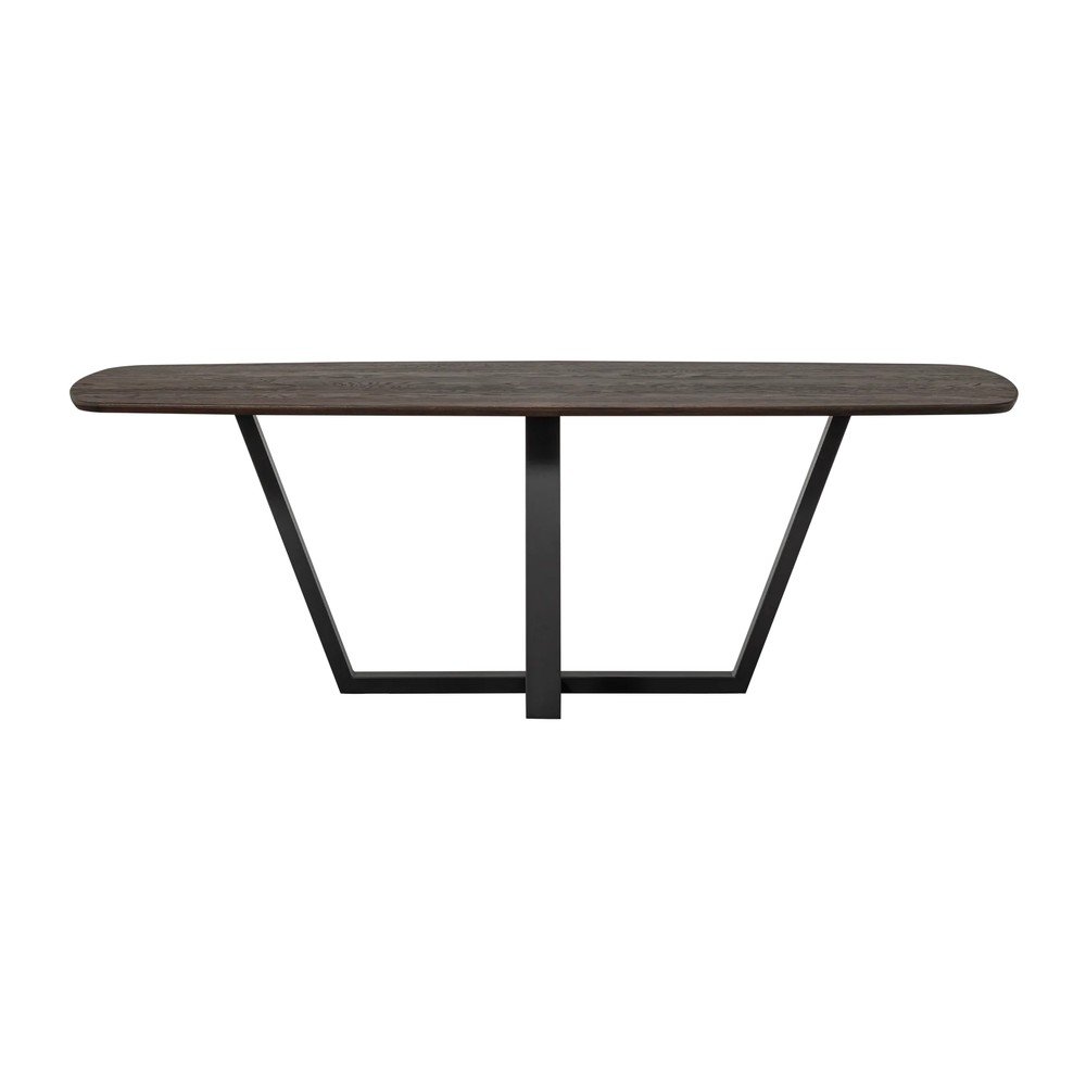 Étkezőasztal tölgyfa asztallappal 100x220 cm Tablo – WOOOD