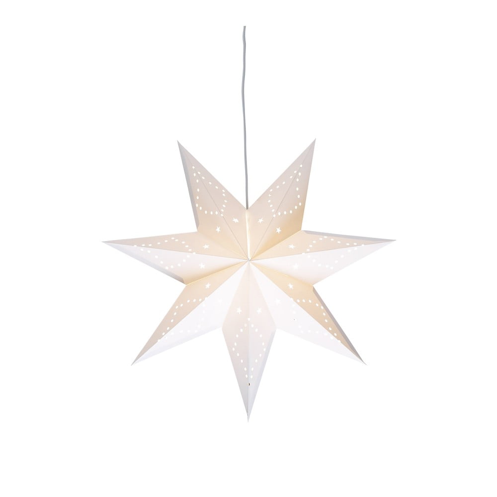 Fehér fénydekoráció Saturnus – Markslöjd