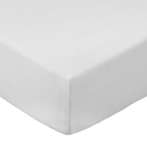 Fehér gumis pamut-perkál lepedő 150x200 cm Cotton Percale – Bianca
