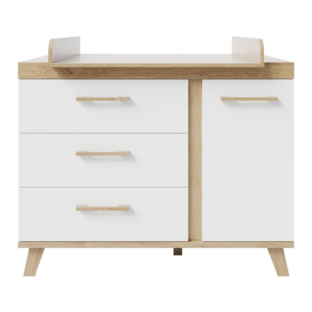 Fehér gyerek komód pelenkázó feltéttel