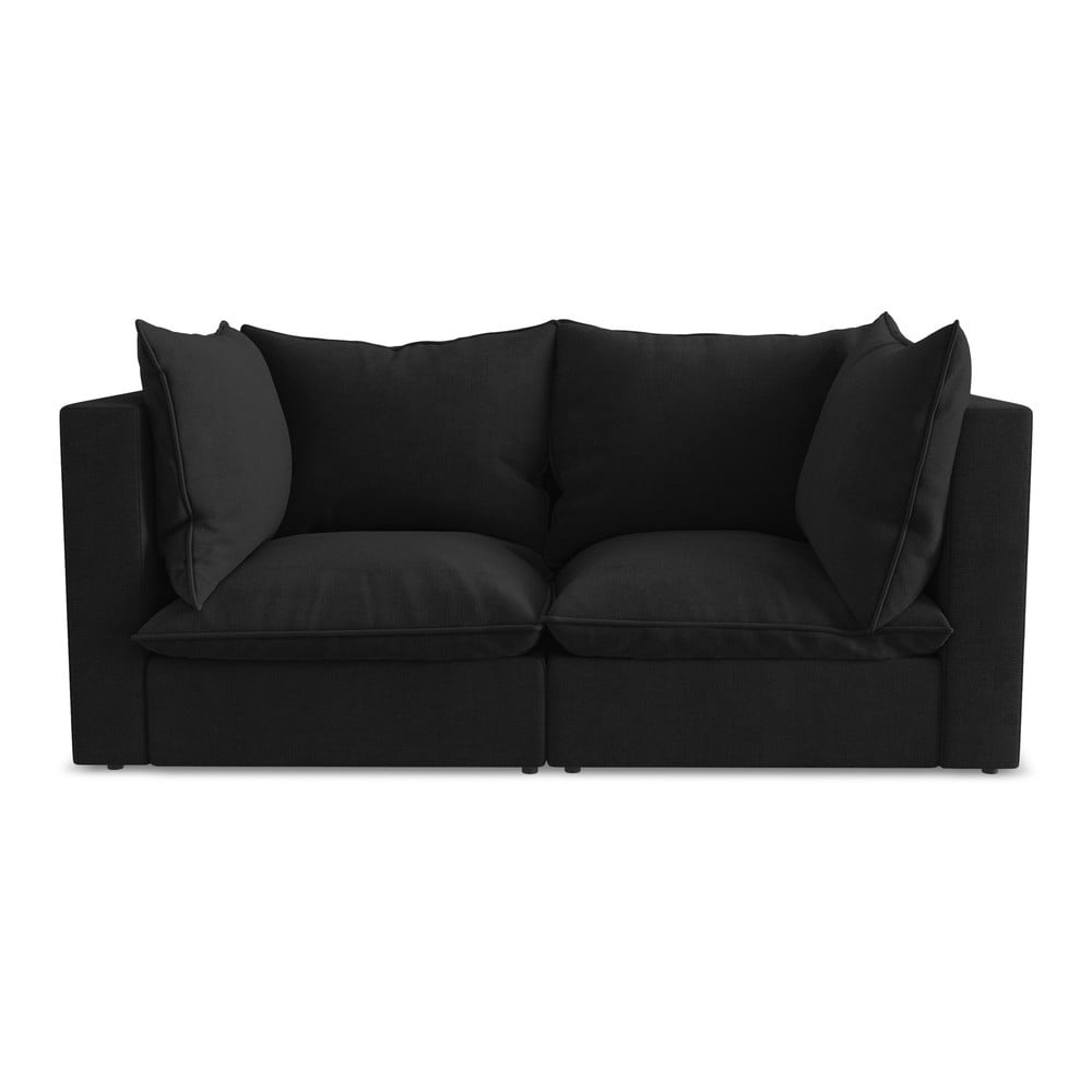 Fekete kanapé 180 cm Manao – Makamii