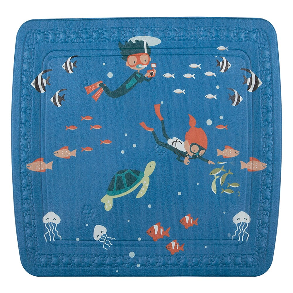 Gyerek csúszásgátló alátét zuhanyfülkébe 55x55 cm Scuba Diver – Spirella