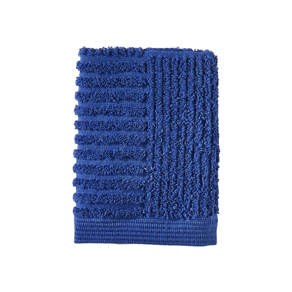 Kék frottír pamut törölköző 30x30 cm Classic – Zone