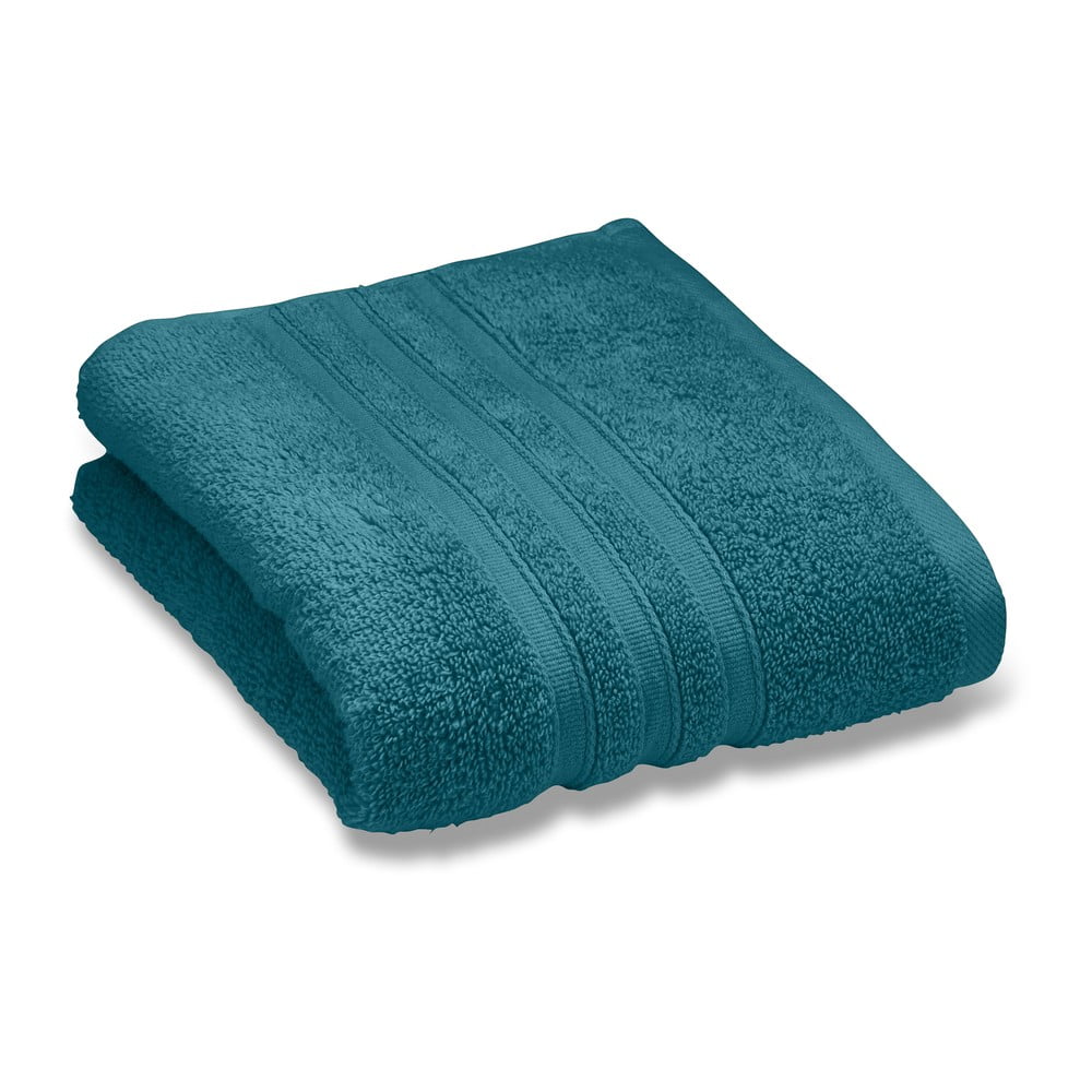 Kékeszöld frottír pamut törölköző 50x85 cm Zero Twist – Catherine Lansfield