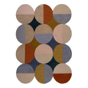 Kézi szövésű gyapjú szőnyeg 160x230 cm Mia Ellipse – Flair Rugs