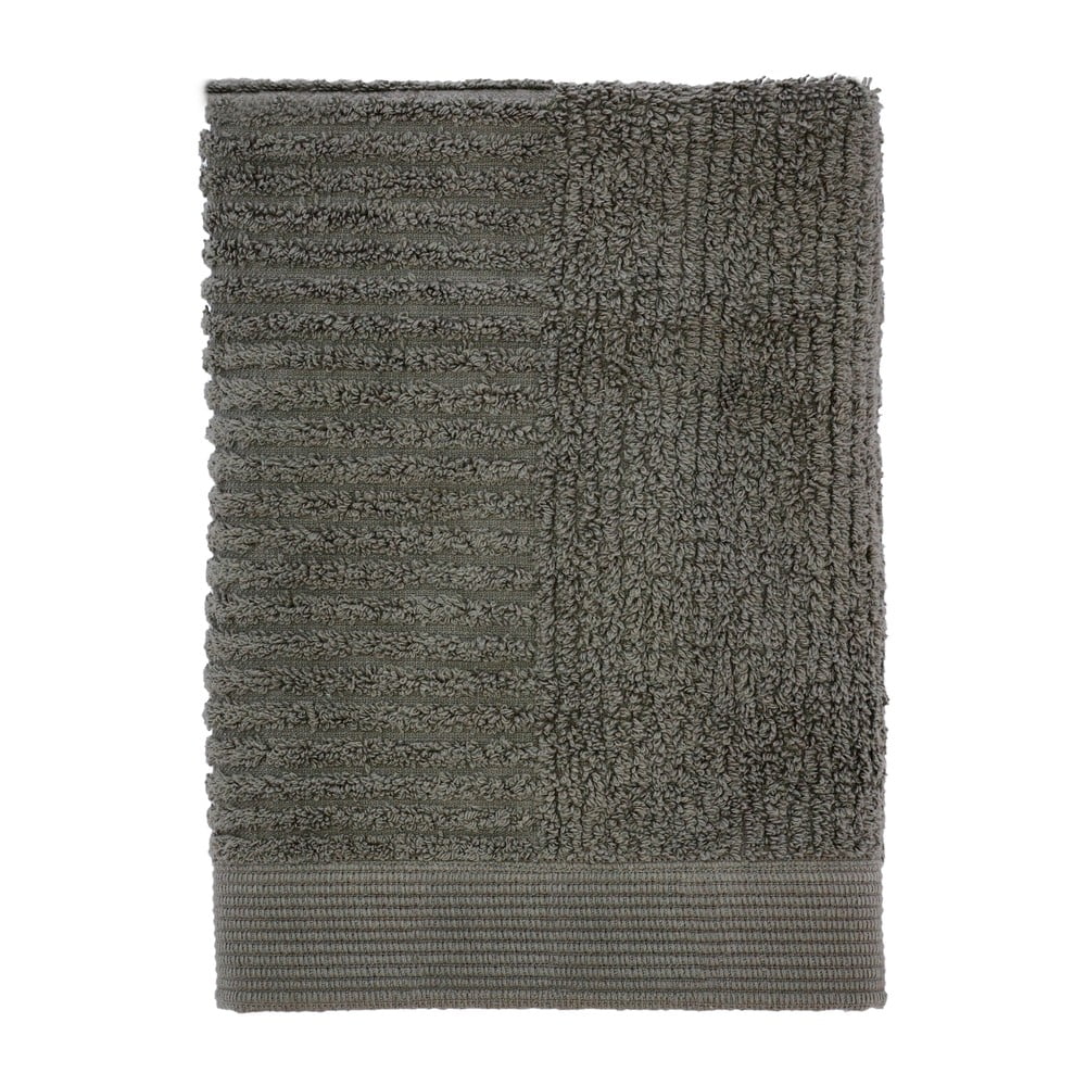 Khaki frottír pamut törölköző 50x70 cm Classic – Zone