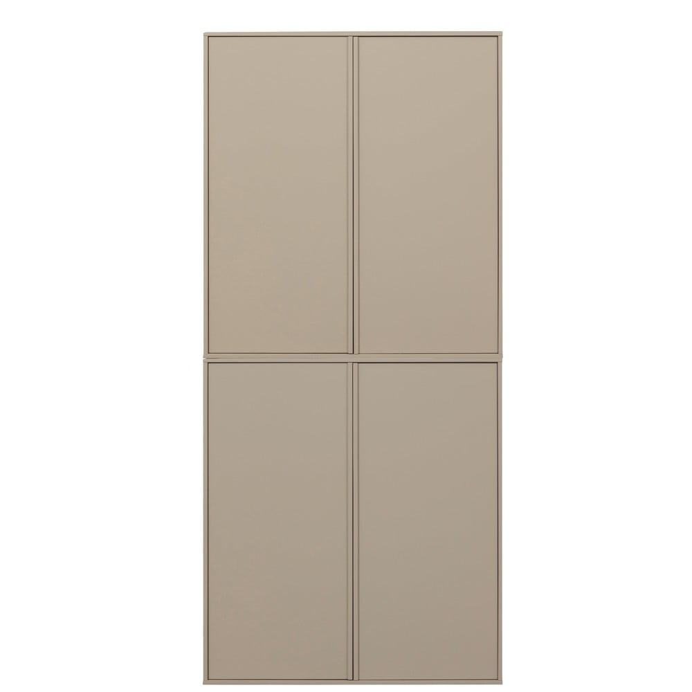 Krémszínű borovi fenyő moduláris szekrény 100x220 cm Daily – vtwonen