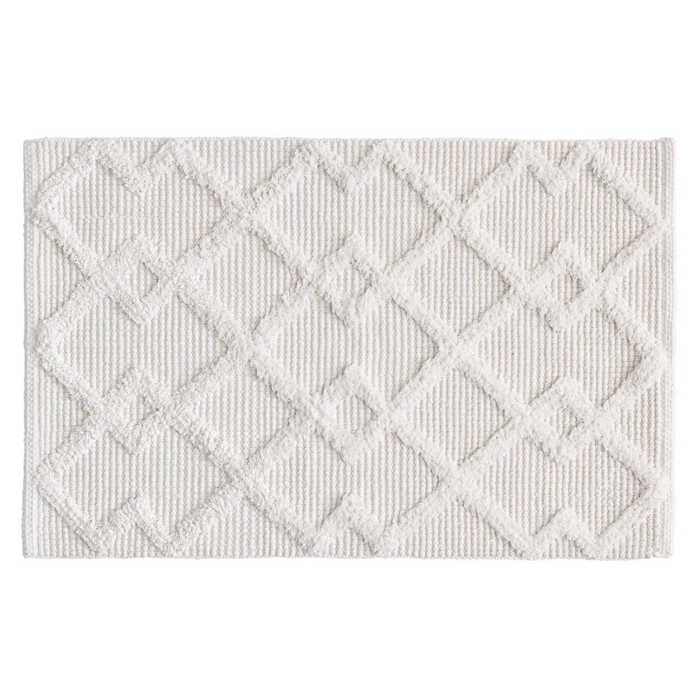 Krémszínű fürdőszobai kilépő 50x80 cm Otis – douceur d'intérieur