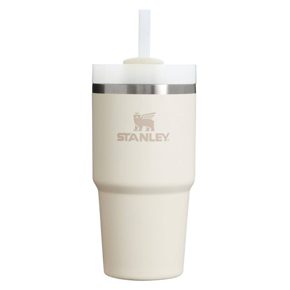 Krémszínű rozsdamentes acél termosz szívószállal 600 ml Quencher H2.0 FlowState Tumbler Cream – Stanley