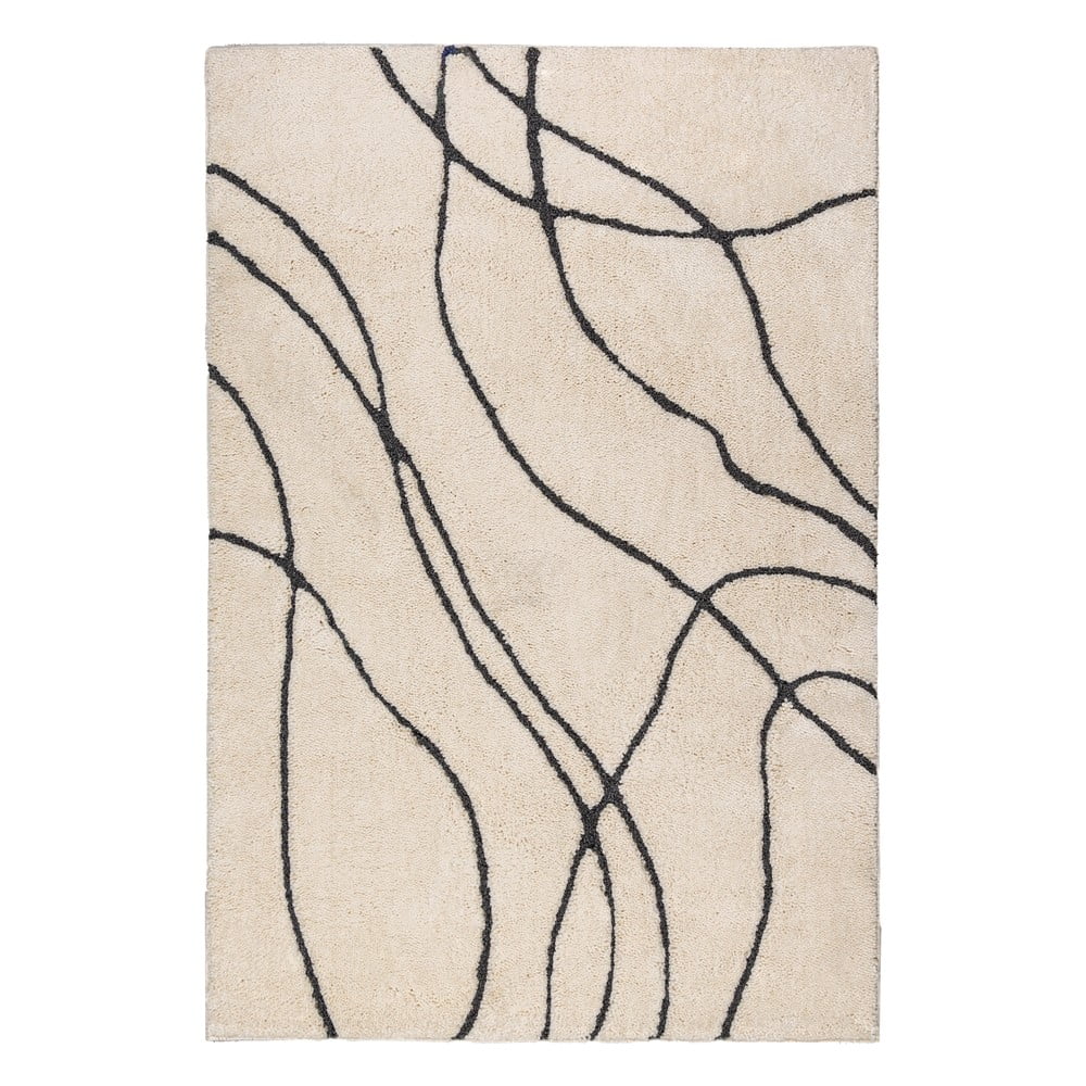 Krémszínű szőnyeg 160x230 cm Flow – Flair Rugs