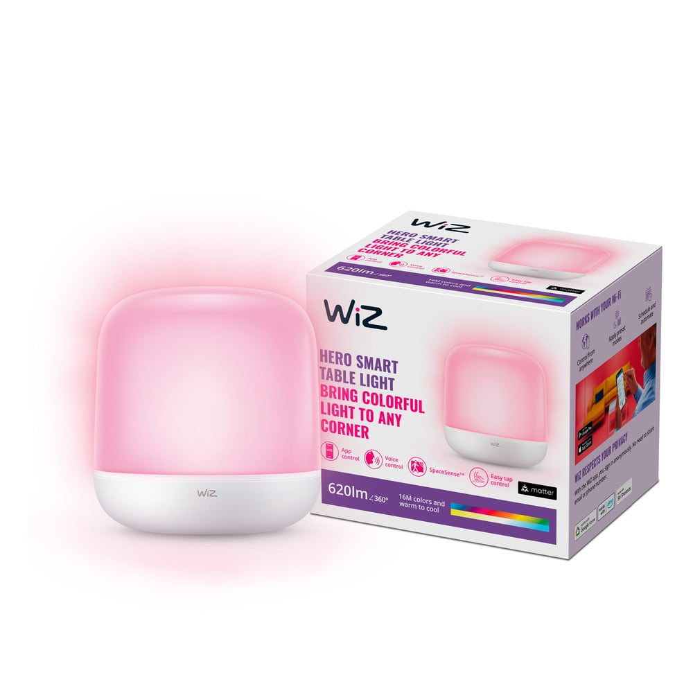 LED okos asztali lámpa 9 W Hero – WiZ