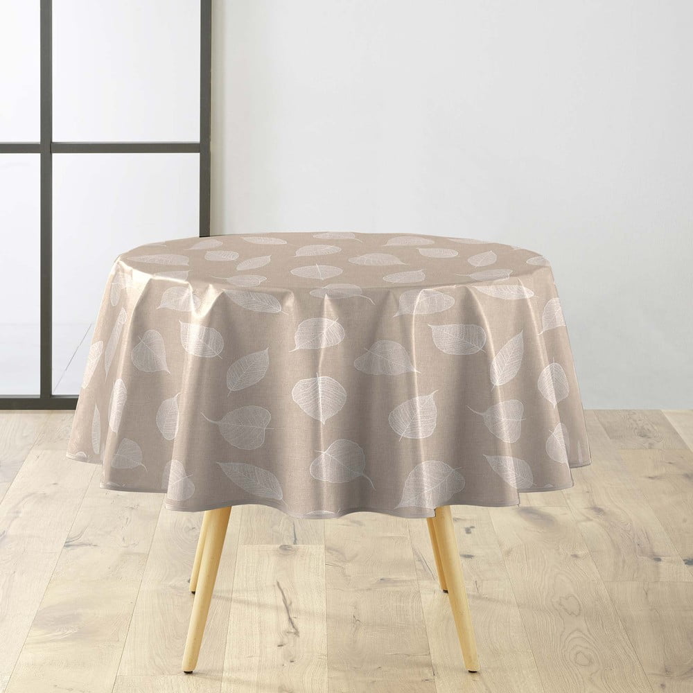 Lemosható asztalterítő ø 160 cm Feuillys – douceur d'intérieur