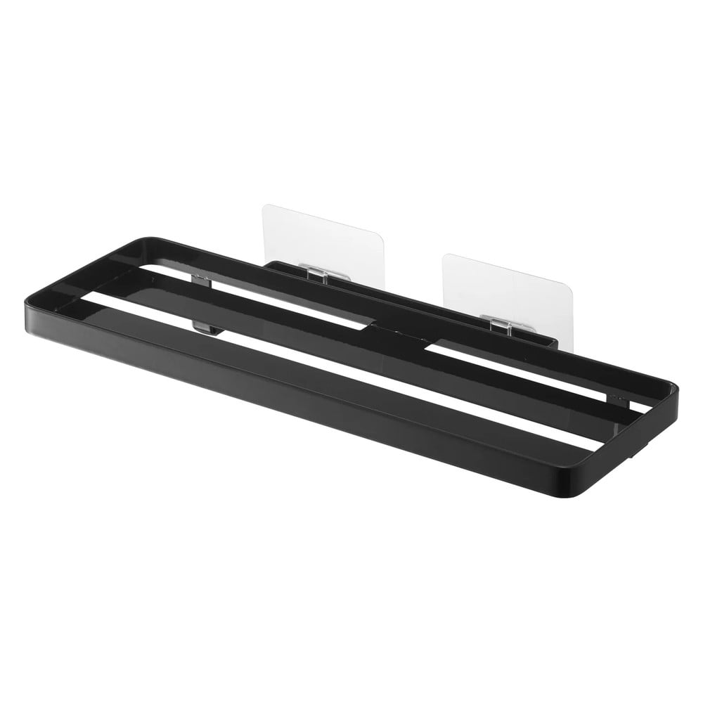 Matt fekete öntapadós acél fürdőszobai polc Film Hook – YAMAZAKI