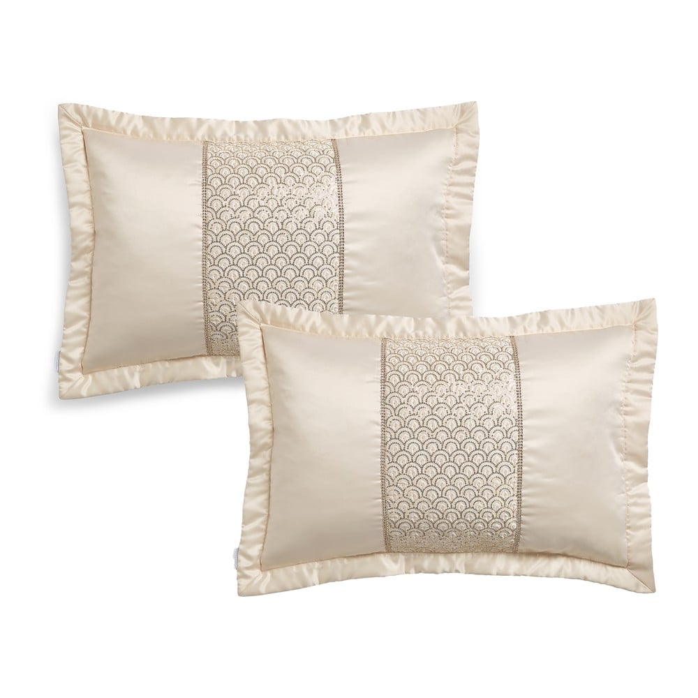 Mikroszatén párnahuzat szett 2 db-os 75x50 cm Deco Sequin – Catherine Lansfield