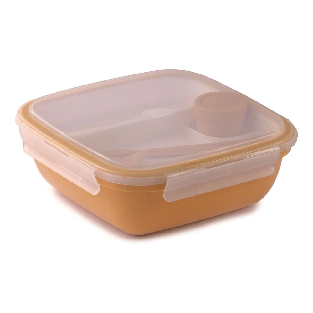 Osztott uzsonnás doboz evőeszközzel Fresh – Snips