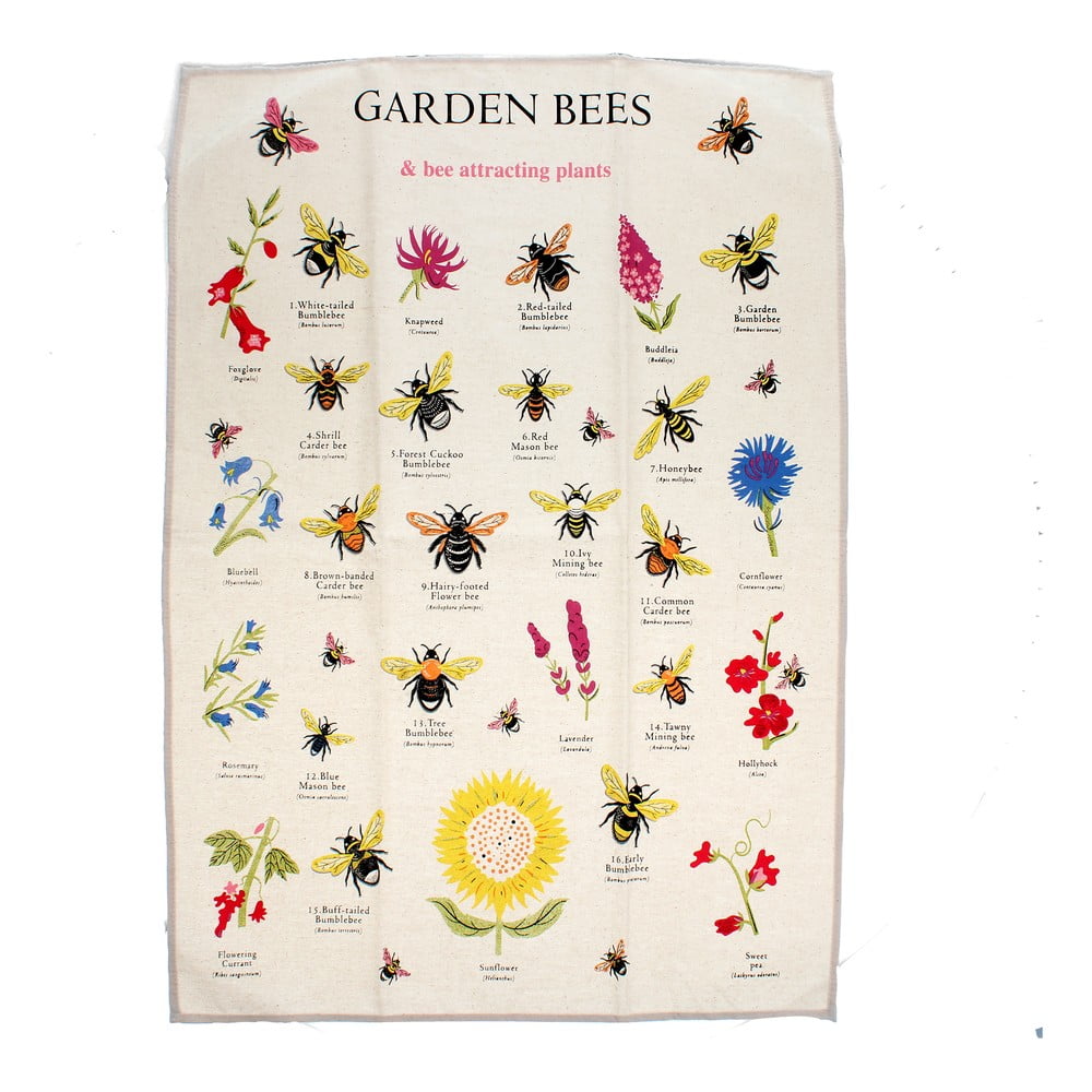 Pamut konyharuha 50x70 cm Garden Bees – Rex London