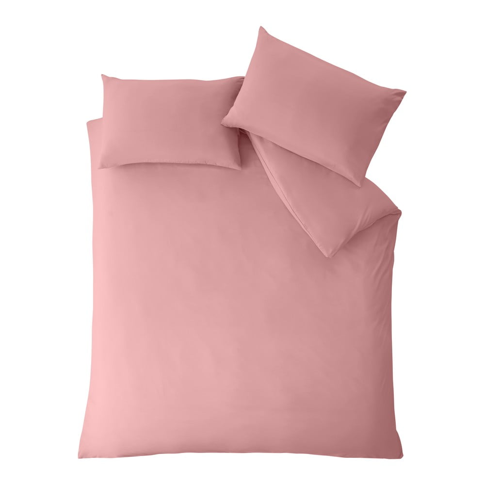 Rózsaszín kétszemélyes ágyneműhuzat 200x200 cm So Soft Non-Iron – Catherine Lansfield