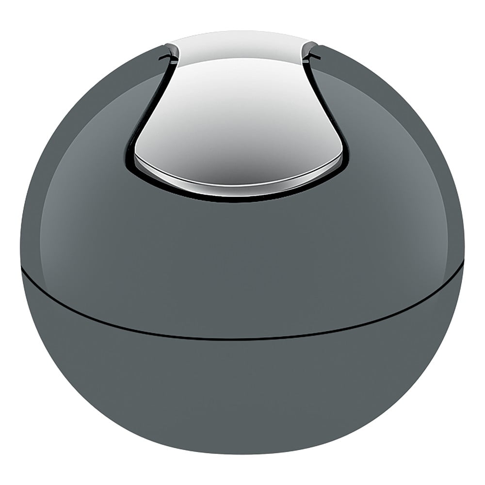 Sötétszürke műanyag szemetes 1 l   Bowl – Spirella