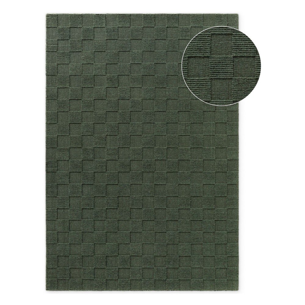 Sötétzöld kézi szövésű gyapjú szőnyeg 120x170 cm Scala – Villeroy&Boch