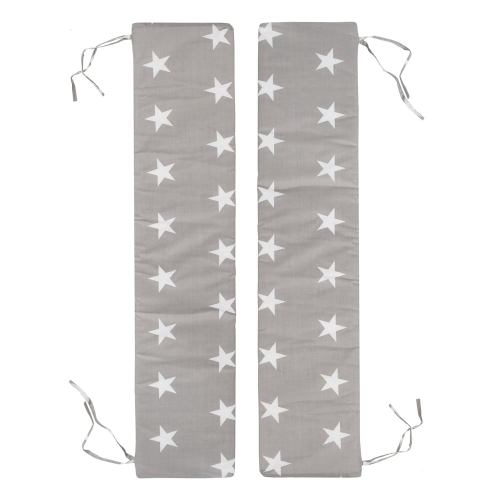 Szürkésbézs huzat szett kerti gyerek bútorszetthez 2 db-os 18x90 cm Little Stars – Roba