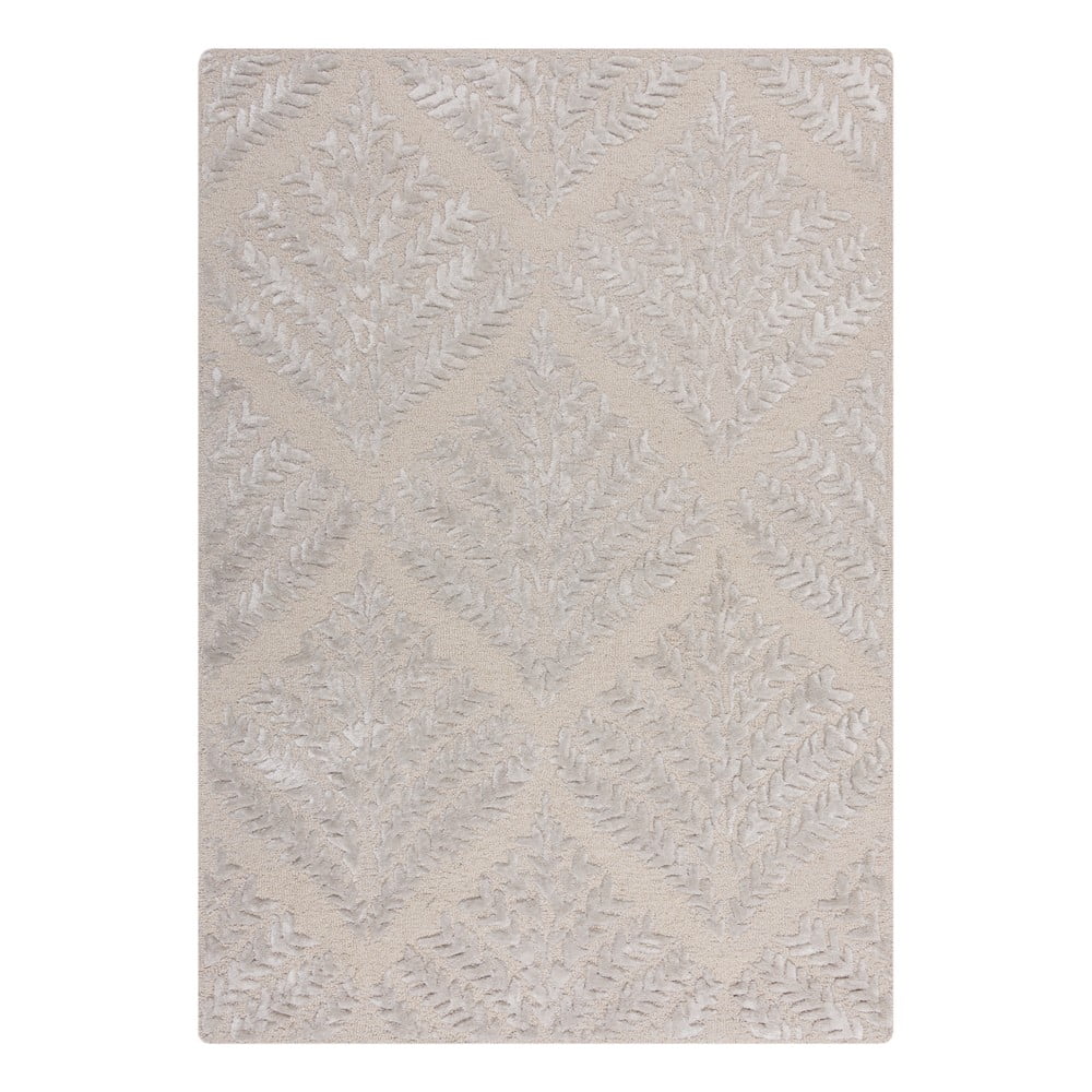 Szürkésbézs kézi szövésű gyapjúkeverék szőnyeg 200x290 cm Sloane – Flair Rugs