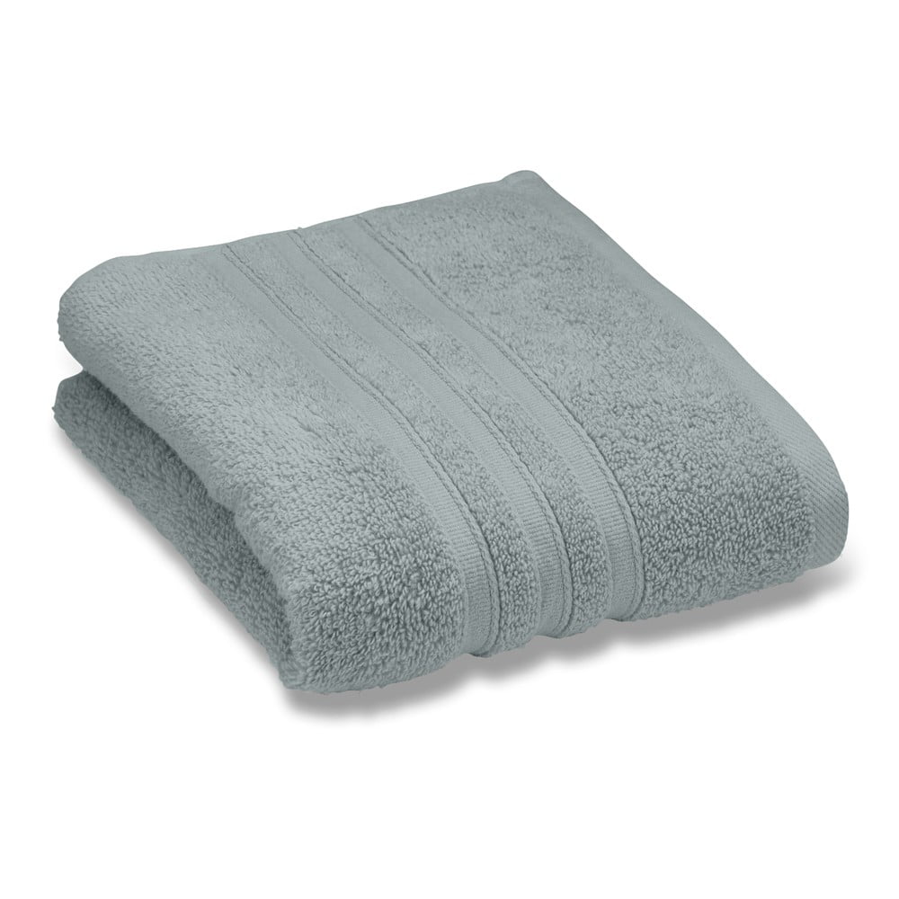 Szürkészöld frottír pamut törölköző 50x85 cm Zero Twist – Catherine Lansfield