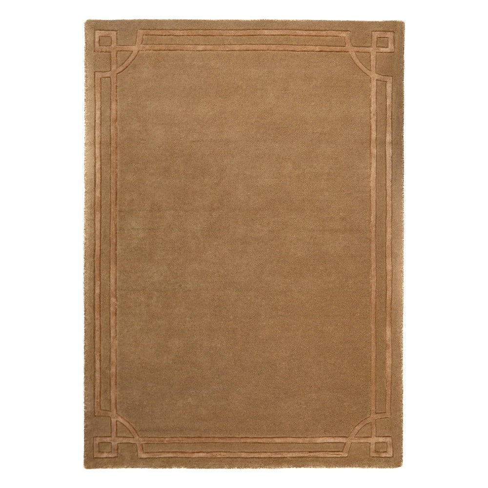 Terrakotta színű kézi szövésű gyapjú szőnyeg 160x230 cm Gatsby – Flair Rugs