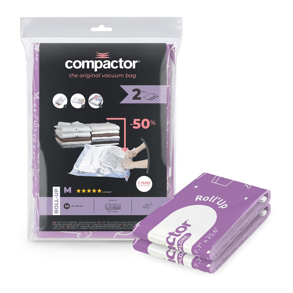 Vákuumzsák készlet 2 db-os Roll Up M – Compactor