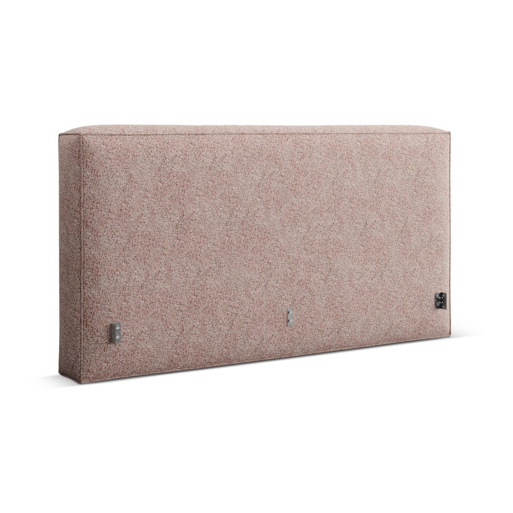 Világos rózsaszín kárpitozott ágytámla 229x100 cm Olivia – Micadoni