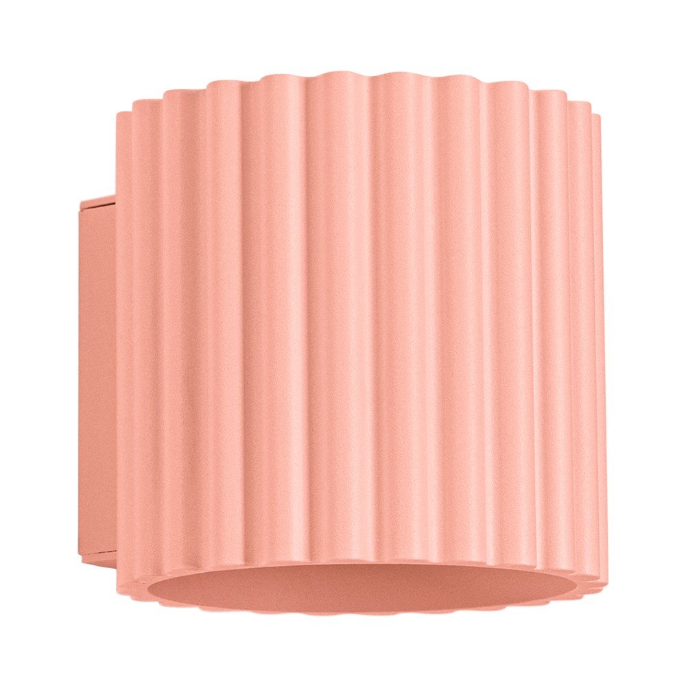 Barackszínű fali lámpa ø 10 cm Zora – Sollux