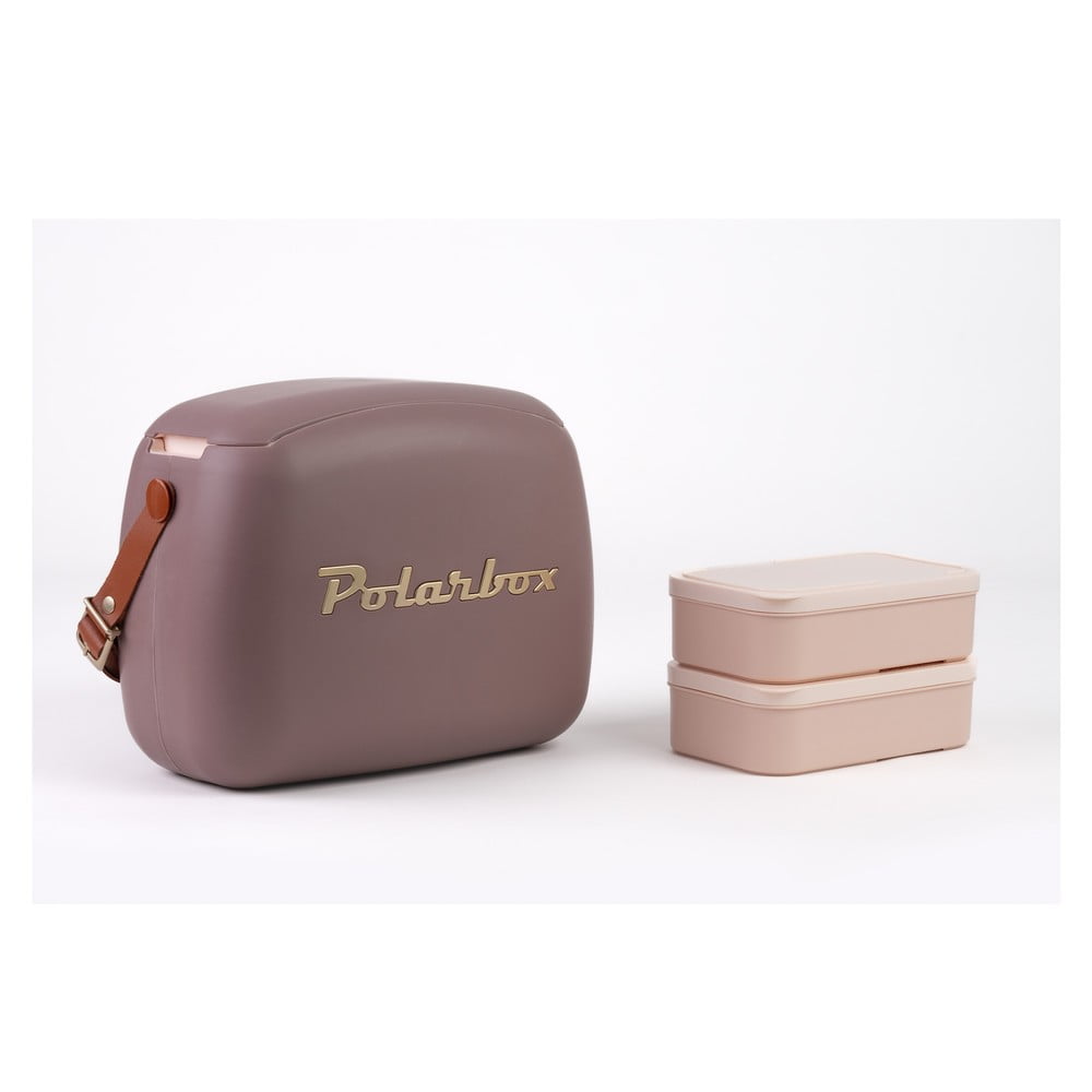 Barna hűtődoboz 6 l Classic Gold – Polarbox